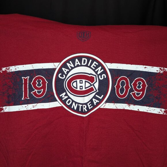 Montreal Canadiens 1909 NHL LNH Old Time Hockey Tag T-Shirt - Picture 3 of 5